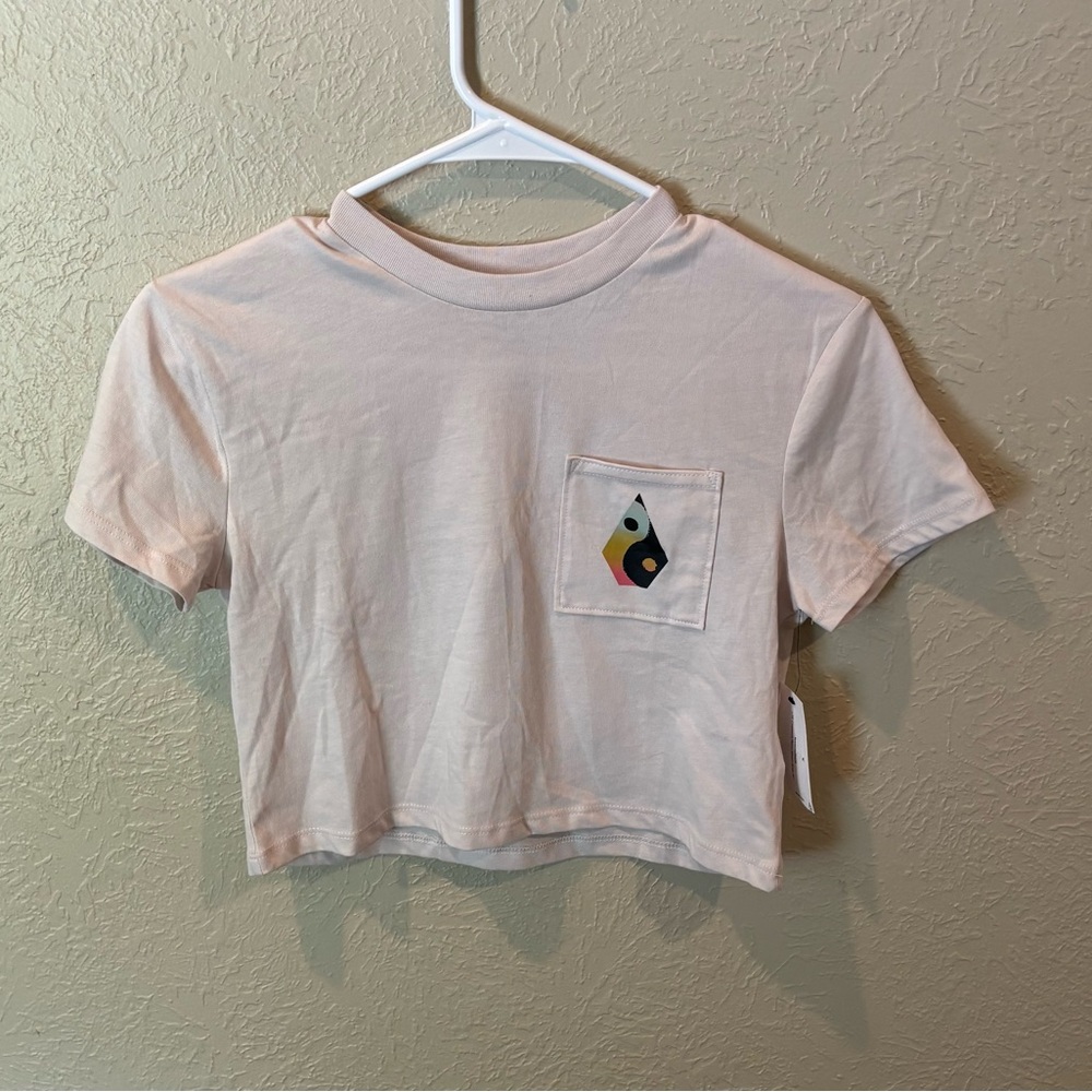 Volcom Kids Short Sleeve Tee - Light Pink